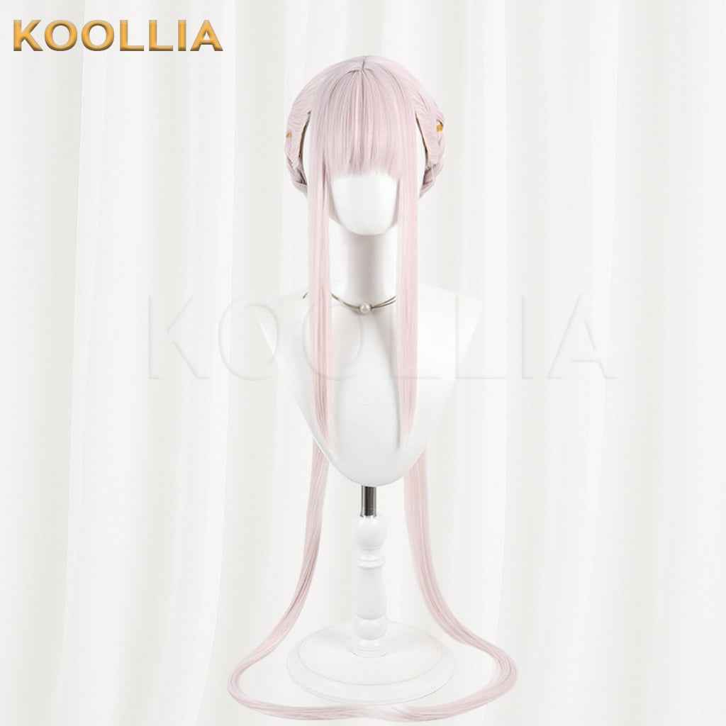 Anemoi Yuki Hiyaka Wig Soft Pink Realistic Scalp Top All‑In‑One Braided Updo Basic Wig