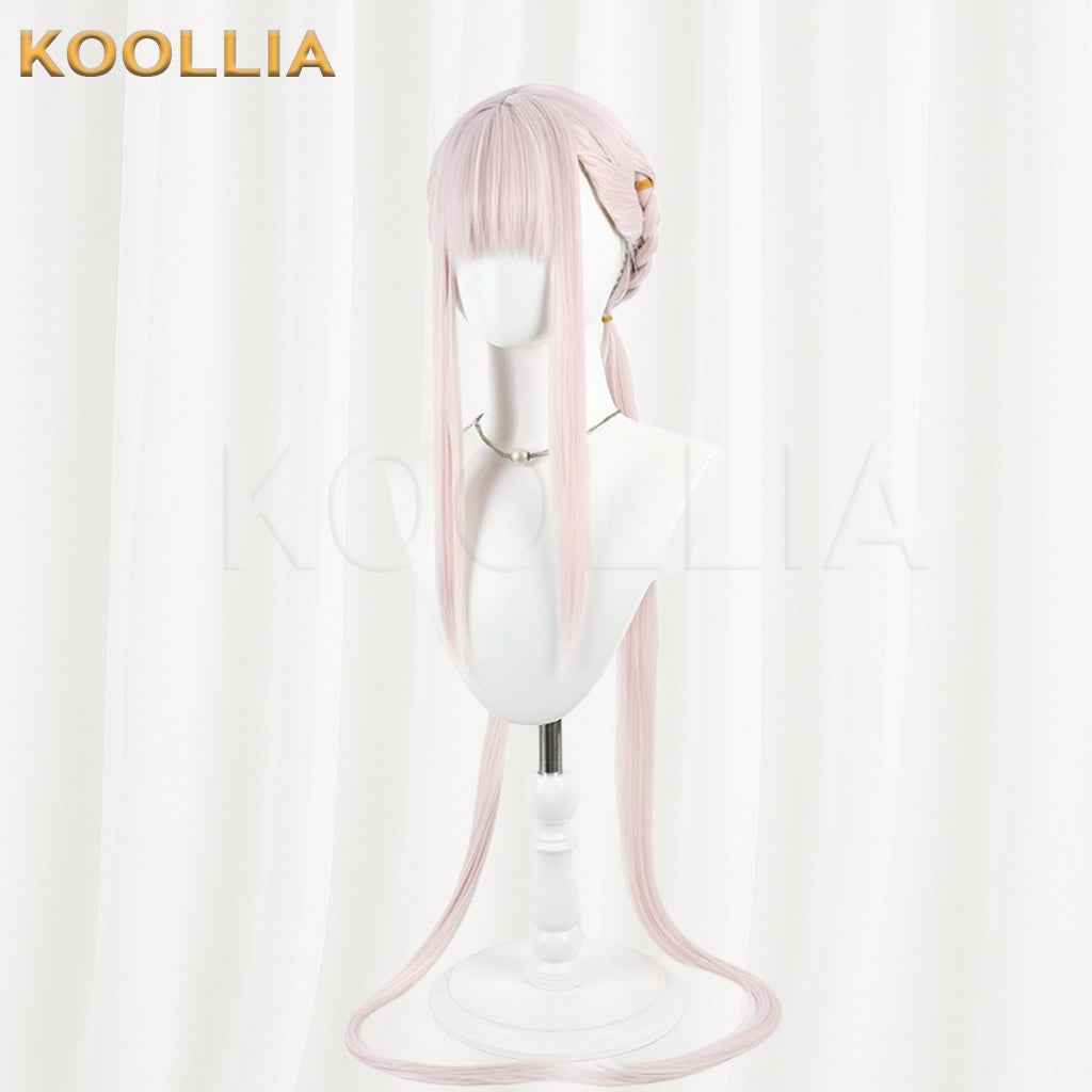 Anemoi Yuki Hiyaka Wig Soft Pink Realistic Scalp Top All‑In‑One Braided Updo Basic Wig