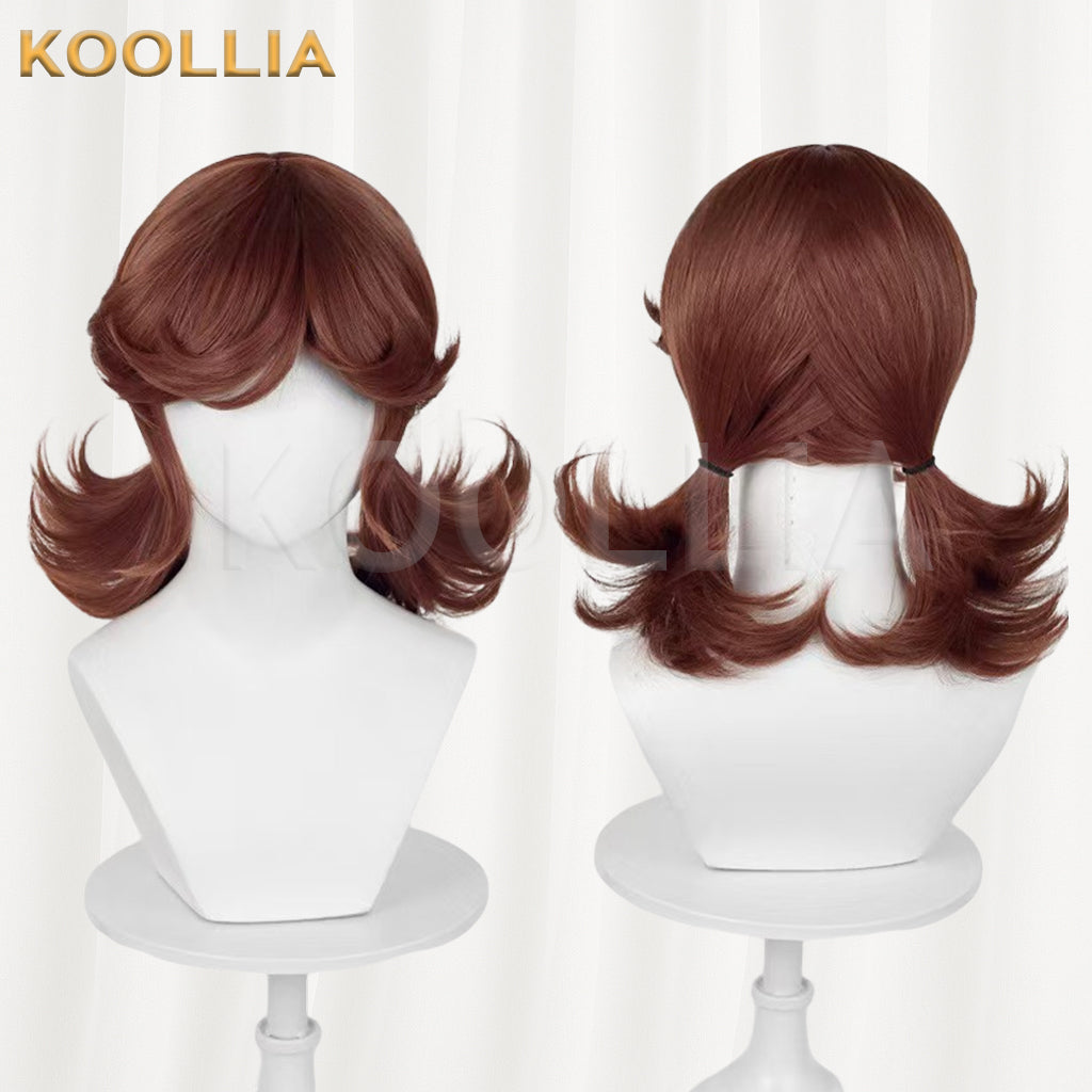 IdentityV Cheerleader Lily Barriere Long Brown Hair Basic Wig