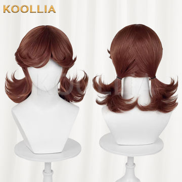 IdentityV Cheerleader Lily Barriere Long Brown Hair Basic Wig - KOOLLIA