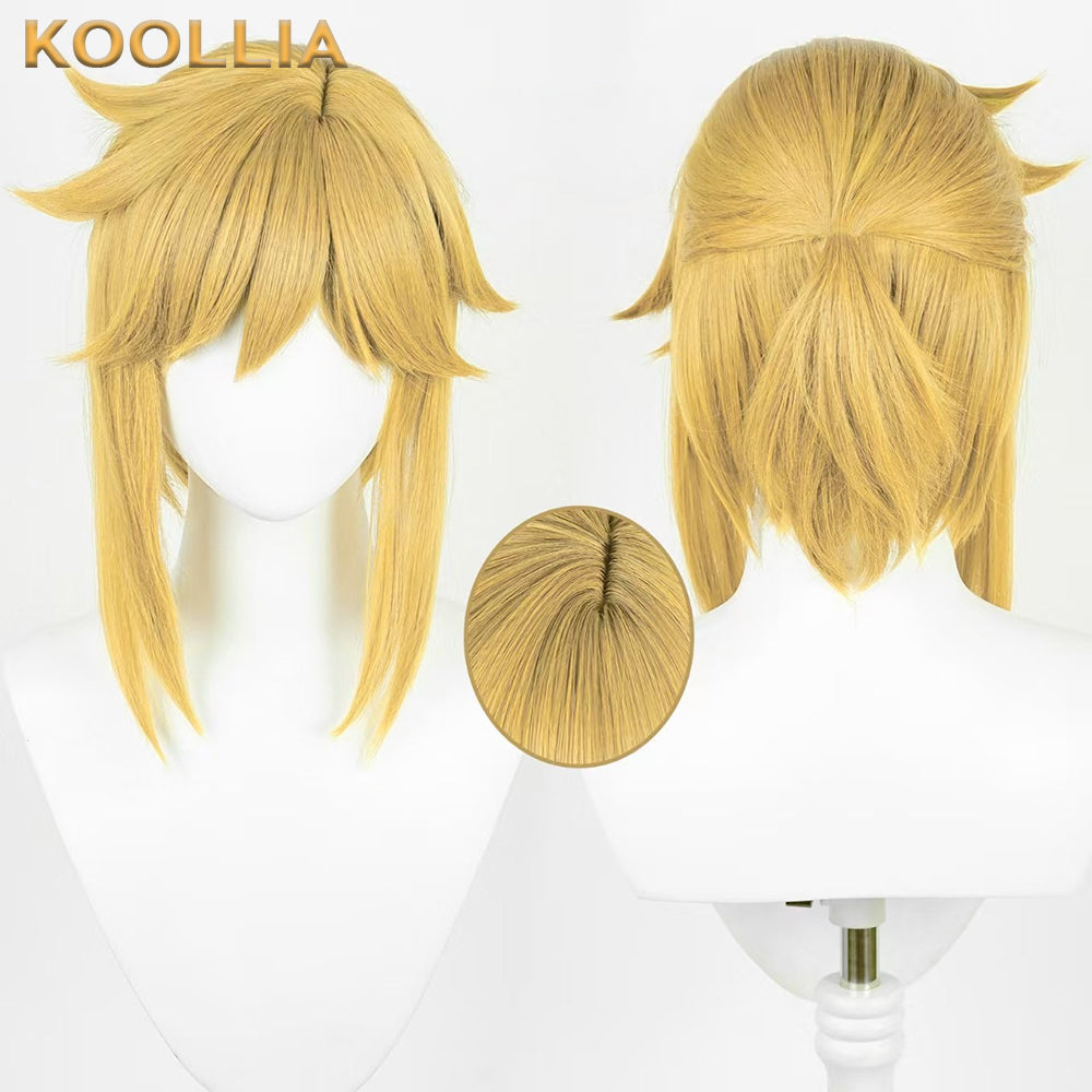 The Legend of Zelda Link Short Brown/Yellow Hair Basic Wig