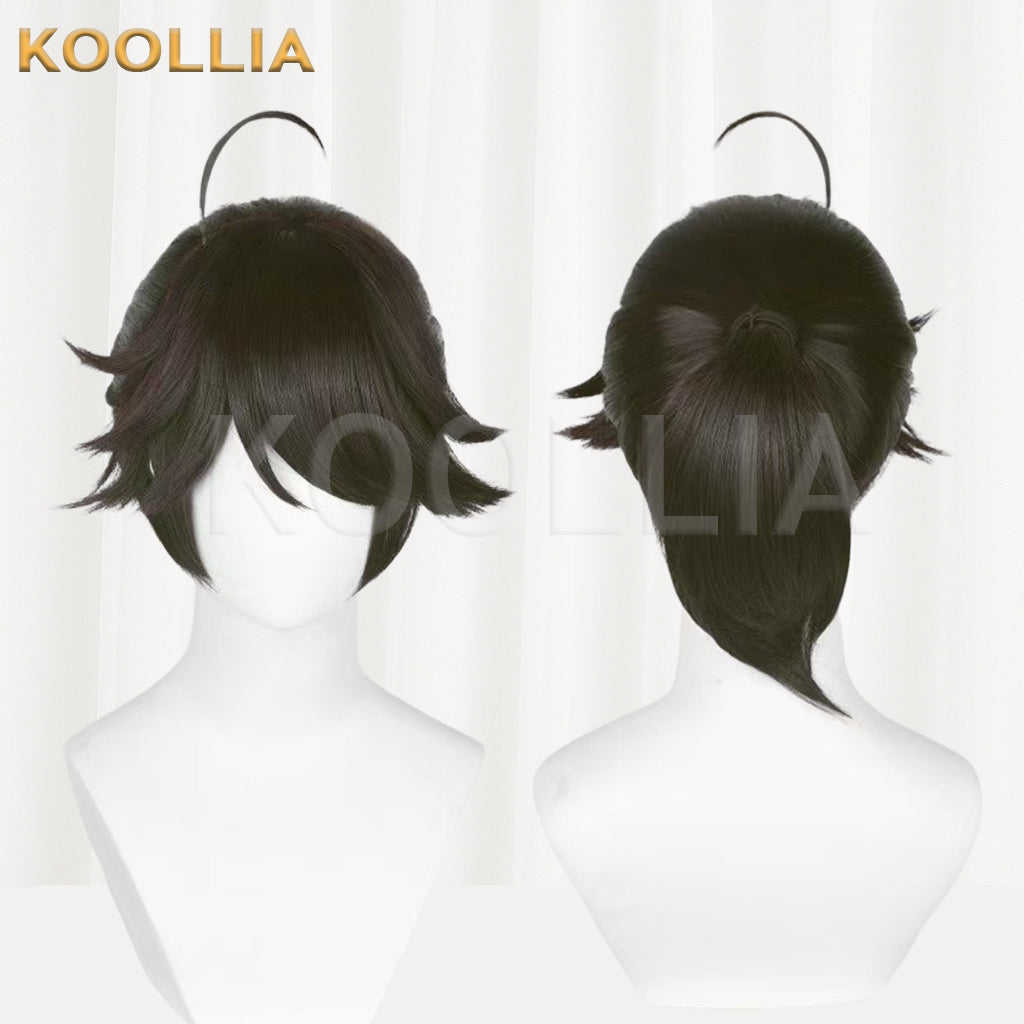 IdentityV Prisoner Luca Short Dark Brown Hair Basic Wig
