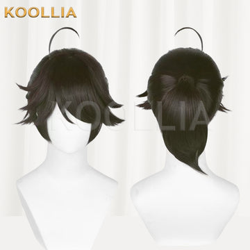 IdentityV Prisoner Luca Short Dark Brown Hair Basic Wig - KOOLLIA