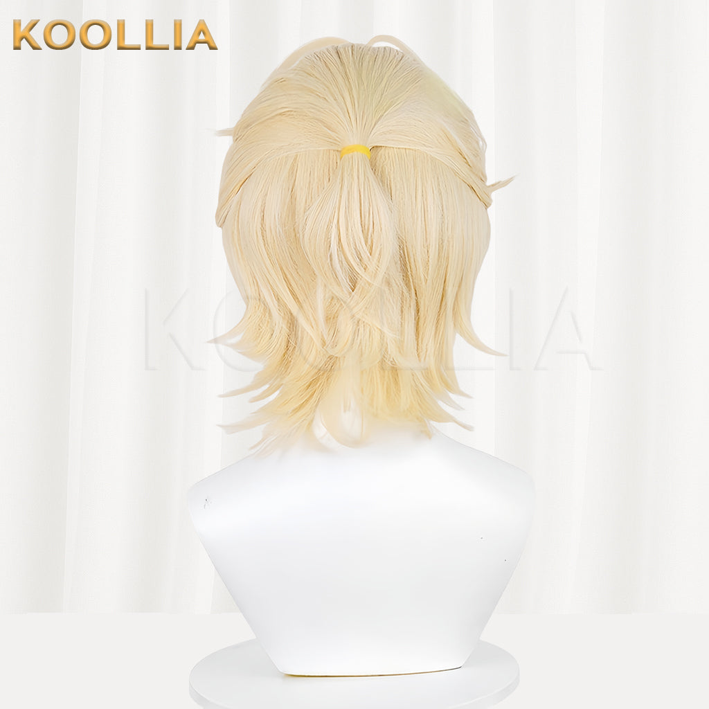 Alien Stage Luka Kurzes goldenes Haar Basic Perücke