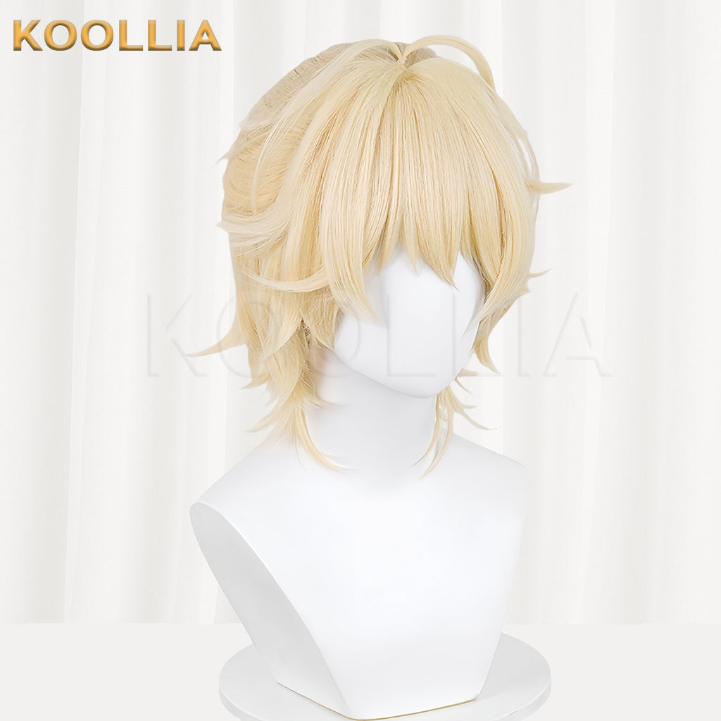 Alien Stage Luka Kurzes goldenes Haar Basic Perücke