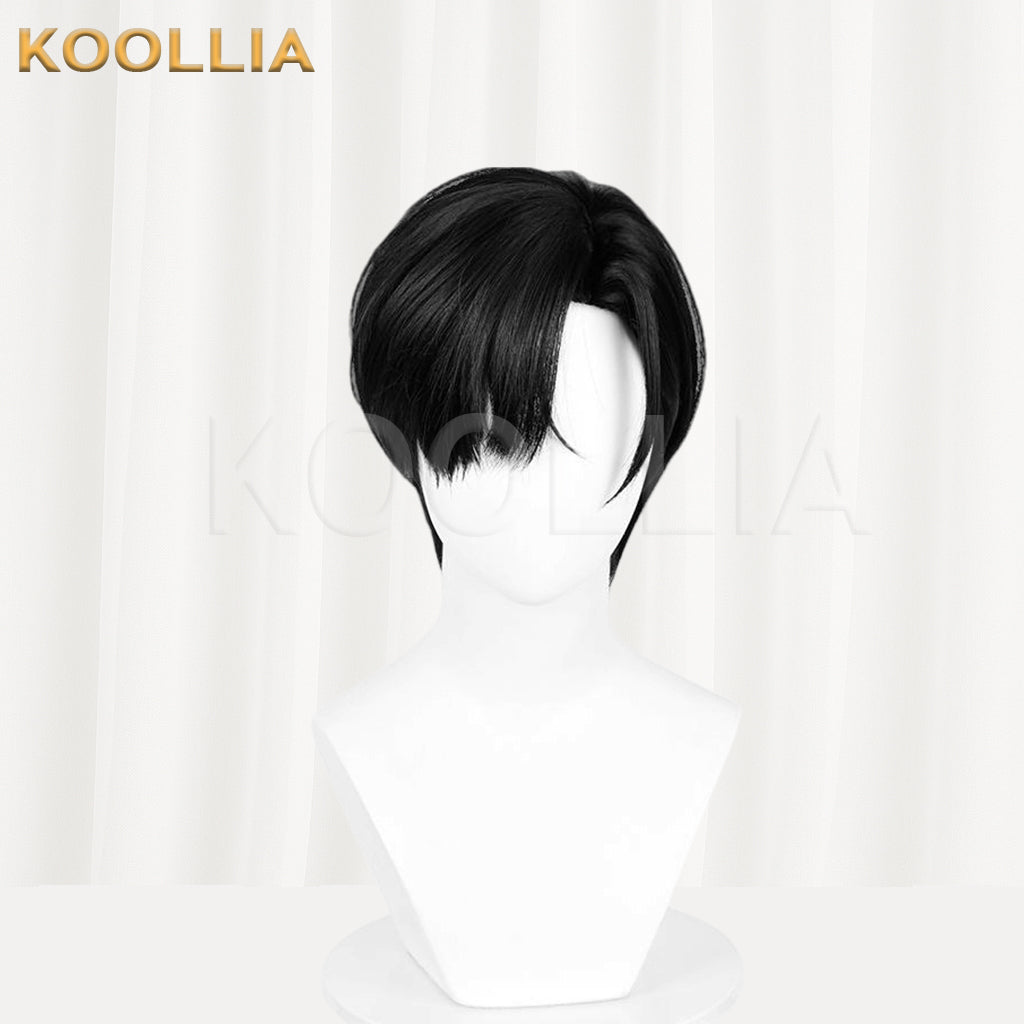 Alien Stage Ivan Kurzes schwarzes Haar Basic Perücke