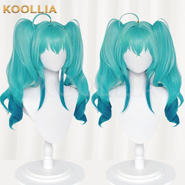 Virtual Singer Hatsune Miku Long Hair Basic Wig - KOOLLIA