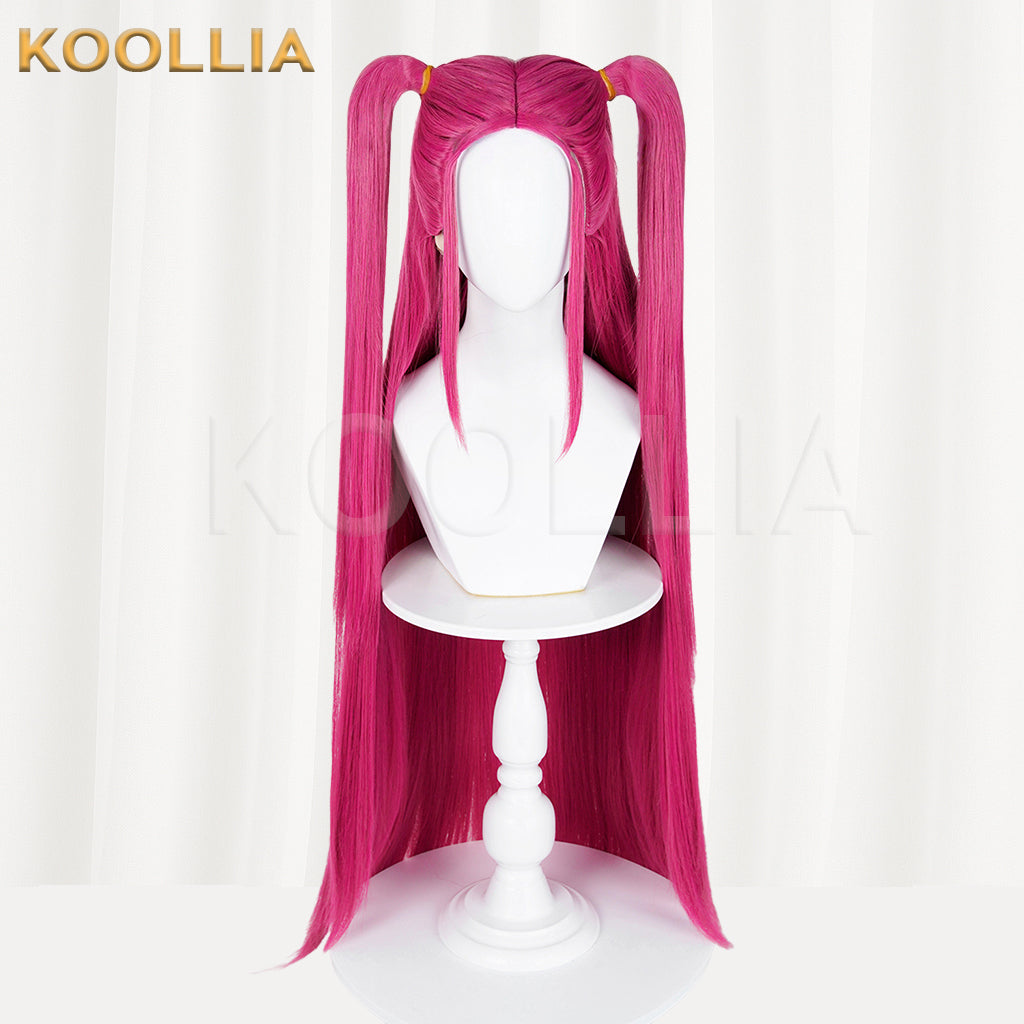 KPop Demon Hunters Mira Long Pink Hair Basic Wig