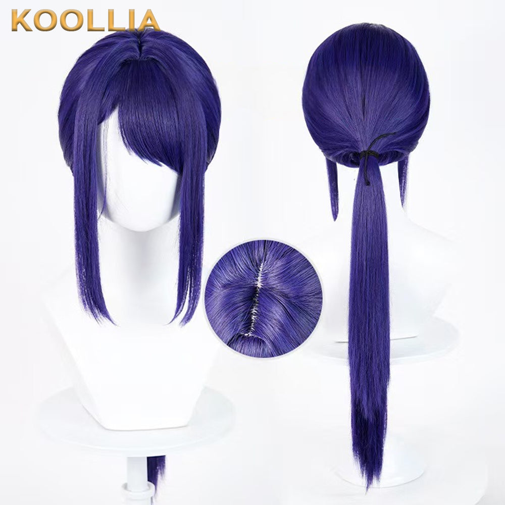 Miside Mita Long Purple Hair Basic Wig