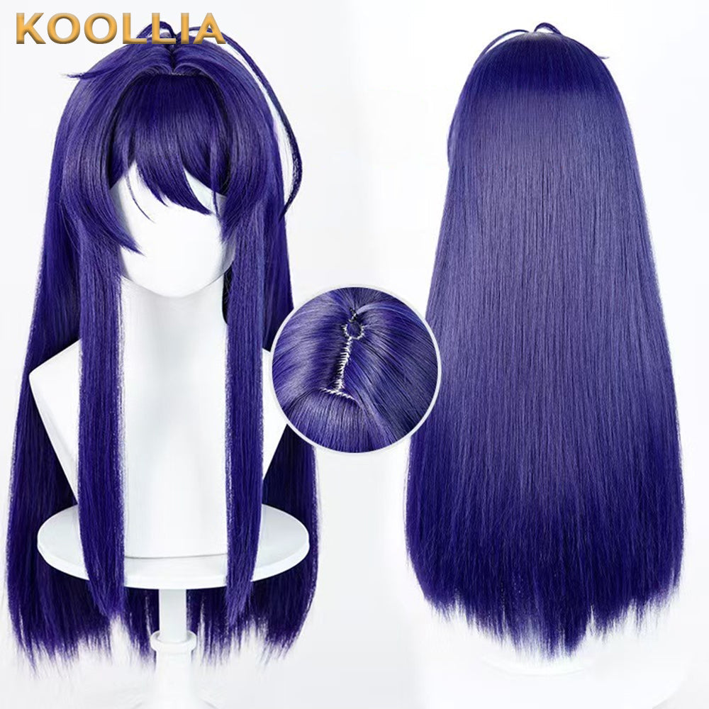 Miside Mita Long Purple Hair Basic Wig