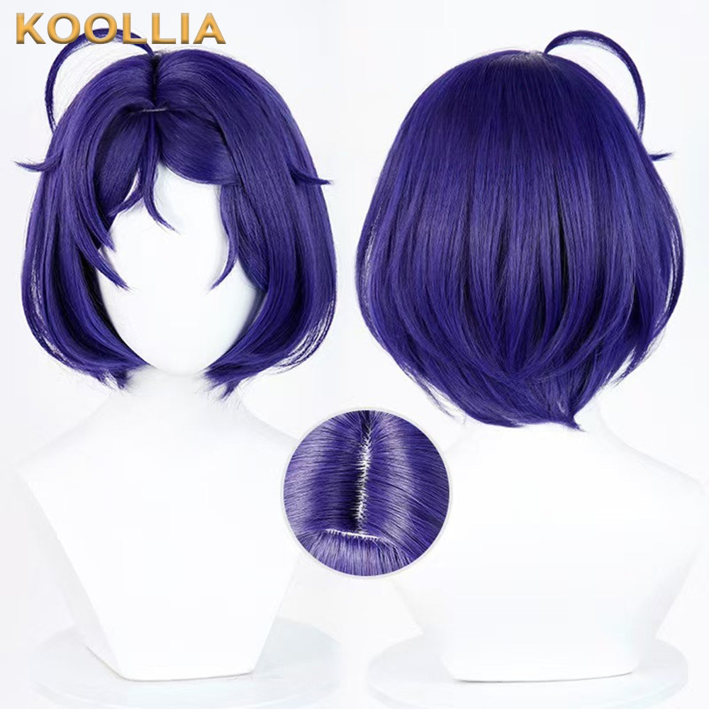 Miside Mita Long Purple Hair Basic Wig