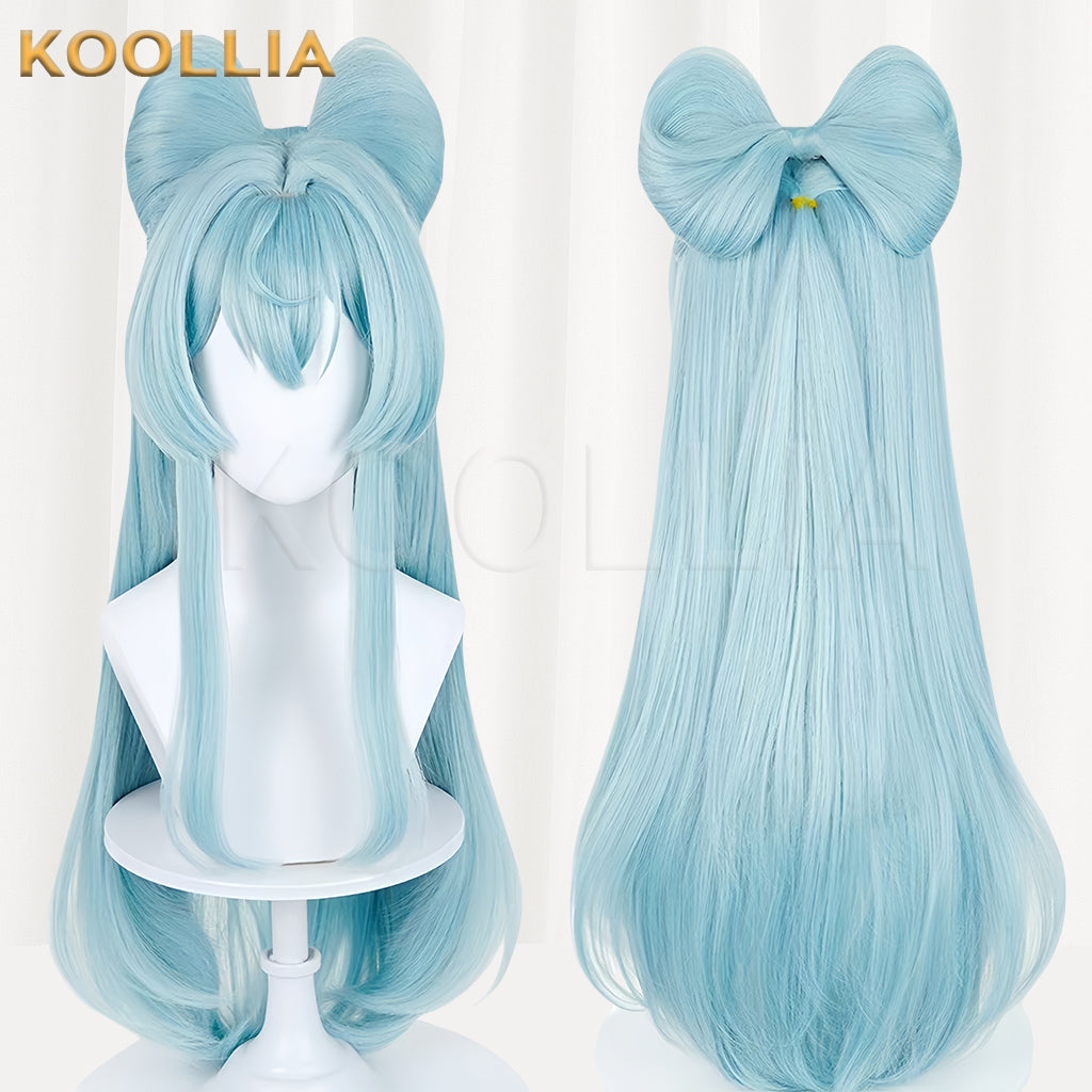 Genshin Impact Mizuki Long Blue Hair Basic Wig