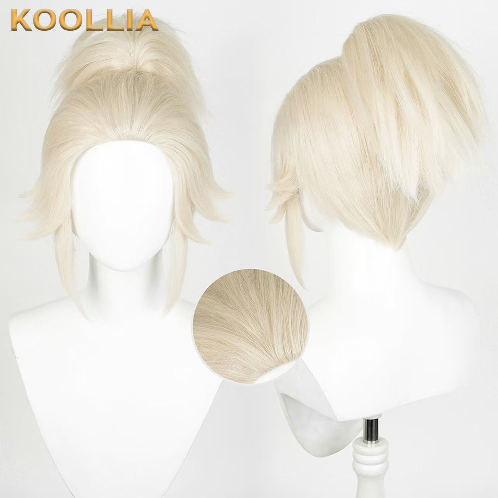 IdentityV Mecenary Naib(B.Duck) Short Blonde Hair Basic Wig