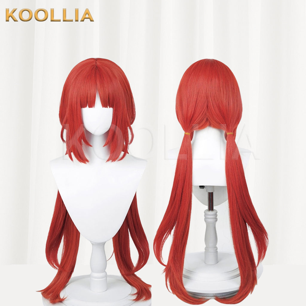 Genshin Impact Nilou Basic Lange rote Haare Basic Perücke
