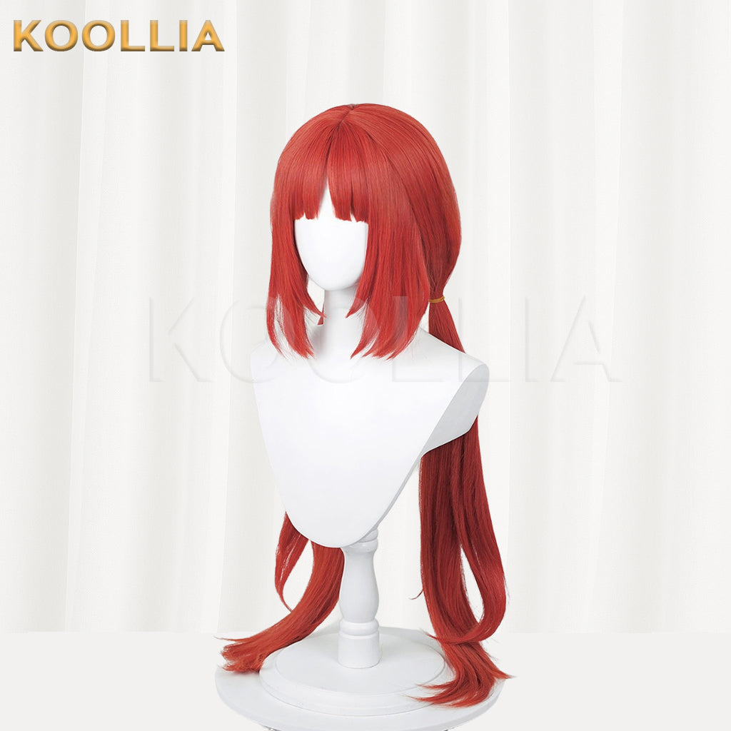 Genshin Impact Nilou Basic Lange rote Haare Basic Perücke