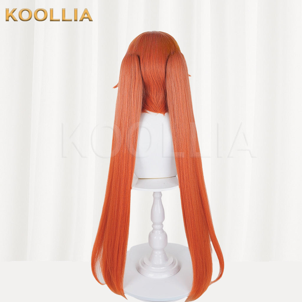 Zenless Zone Zero orpheus Long Orange Hair Basic Wig