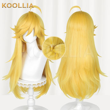 Panty & Stocking with Garterbelt Anarchy Panty Long Yellow Hair Basic Wig - KOOLLIA