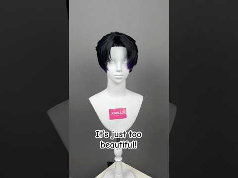 Demon Slayer Kochou ShinobuKo Short Black Hair Styled Basic Wig