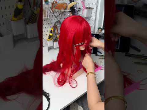 Honkai: Star Rail Argenti Long Red Hair Basic Wig