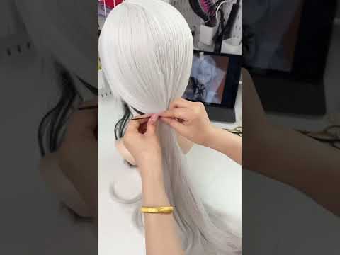 Genshin Impact Arlecchino Short/Long Mix Hair Basic Wig