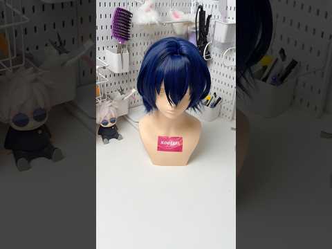 Metaphor: ReFantazio Will Short Blue Hair Basic Wig