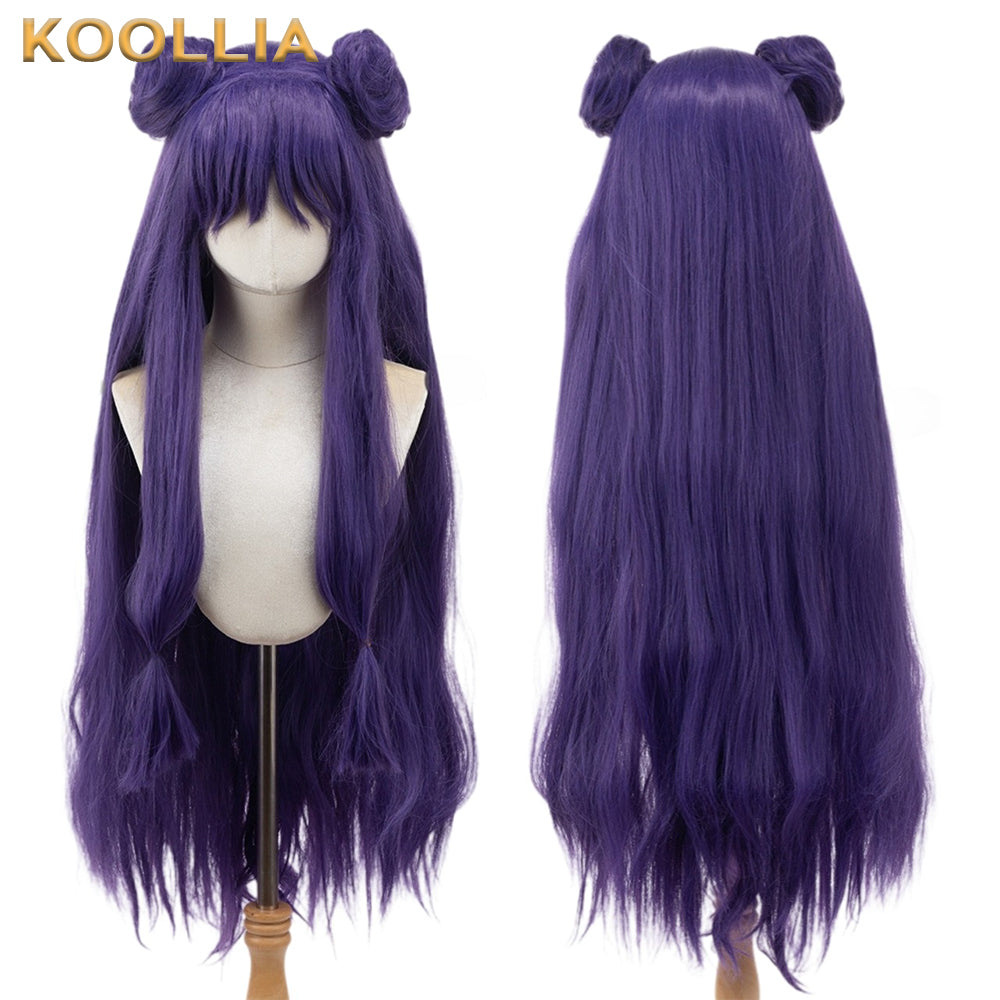 Ranma Nibun-no-Ichi Shampoo Long Purple Hair Basic Wig