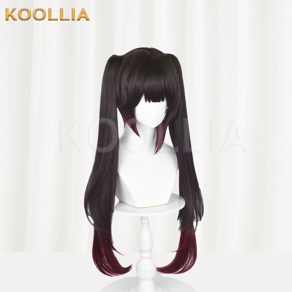 Honkai: Star Rail Sparkle Long Black Hair Basic Wig