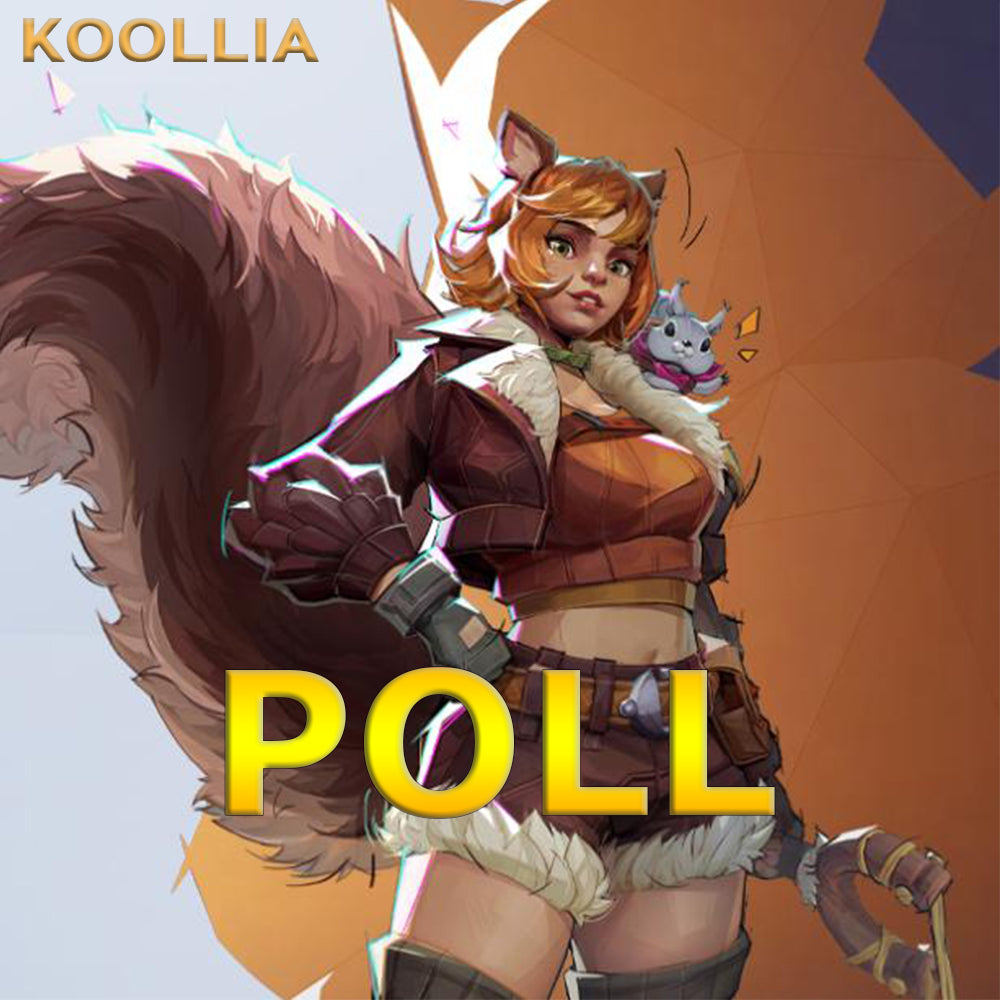 【KOOLLIA POLL】$20 Deposit =10% OFF Coupon Marvel Rivals Squarral Girl Natural Wig Commission Wig