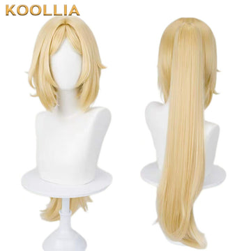 Zenless Zone Zero Trigger Long Yellow Hair Basic Wig - KOOLLIA