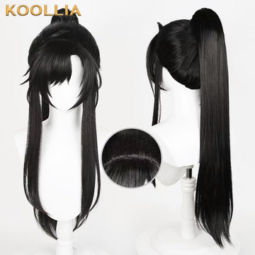 Grandmaster of Demonic Cultivation Wei Wuxian Long Black Hair Basic Wig - KOOLLIA