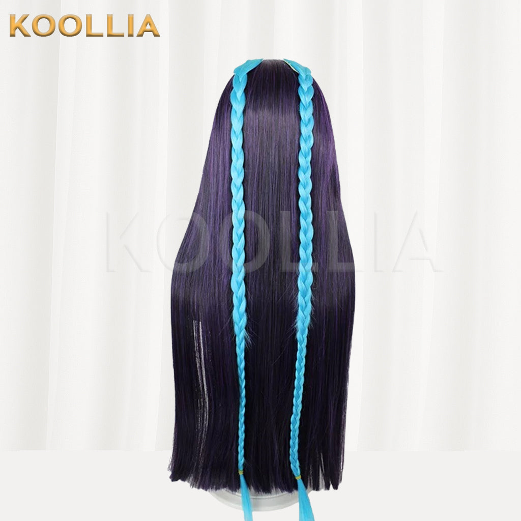 Genshin Impact Yun Jin Long Purple Hair Basic Wig