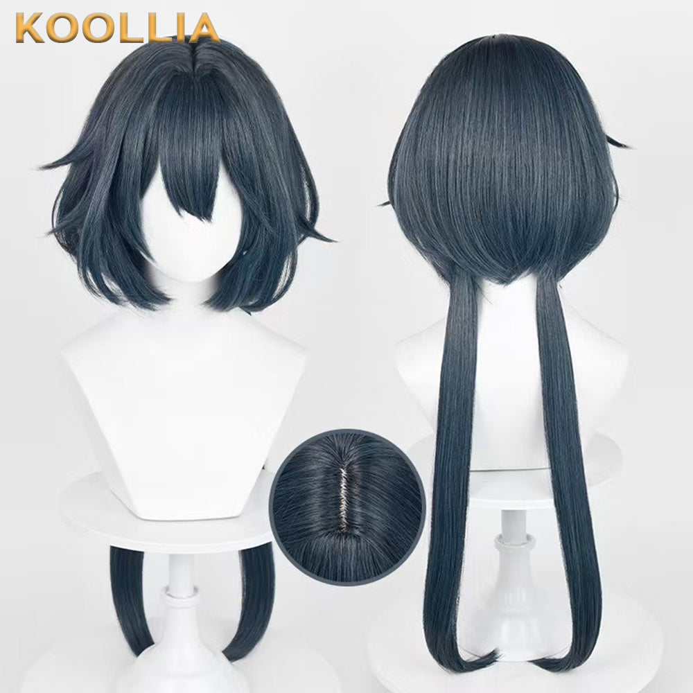 Honkai: Star Rail Yunli Long Blue Grey Hair Basic Wig