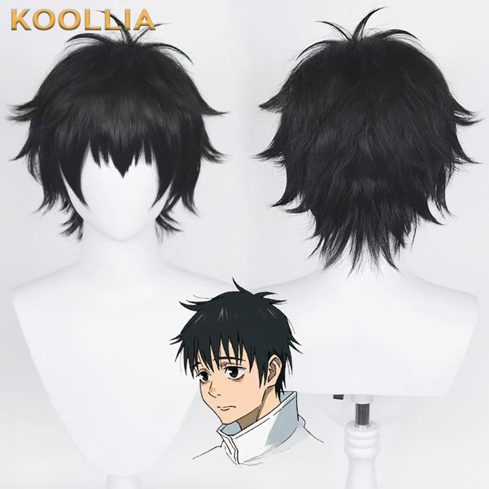 Jujukaitsu Kaisen Yuta Short Black Hair Basic Wig