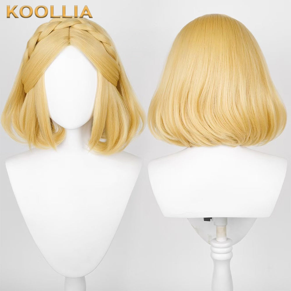 Legend of Zelda Zelda Short/Long Yellow Hair Basic Wig