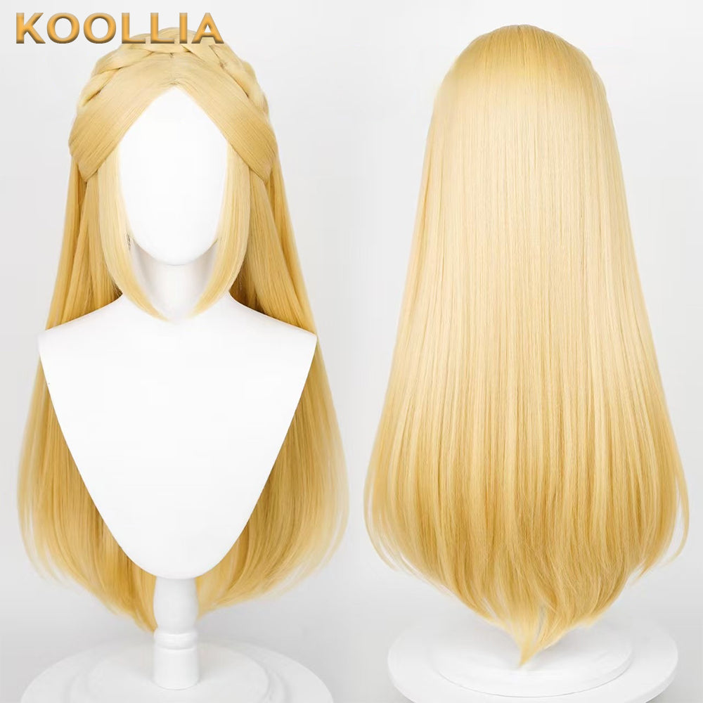 Legend of Zelda Zelda Short/Long Yellow Hair Basic Wig