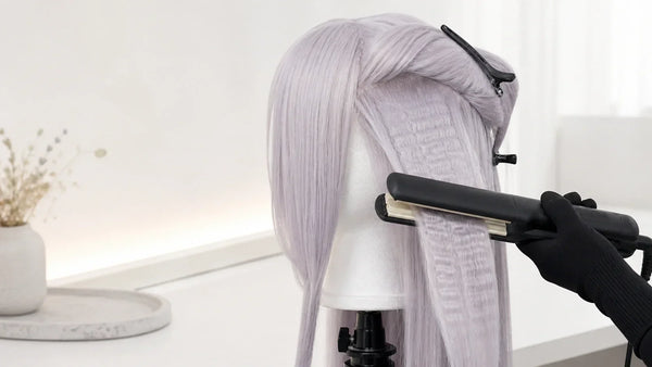 How to crimp a cosplay wig for added volume
