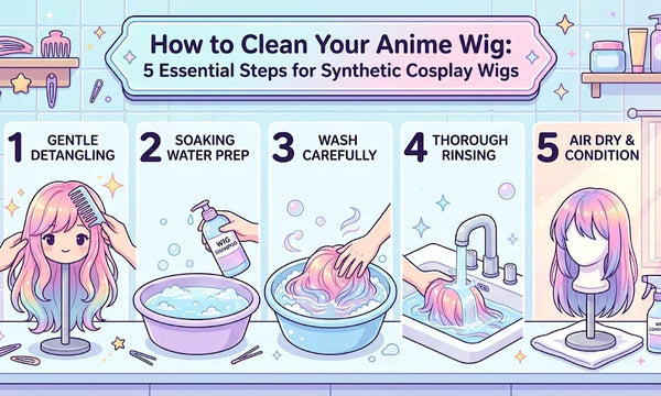 How to Clean Your Anime Wig: 5 Essential Steps for Synthetic Cosplay Wigs