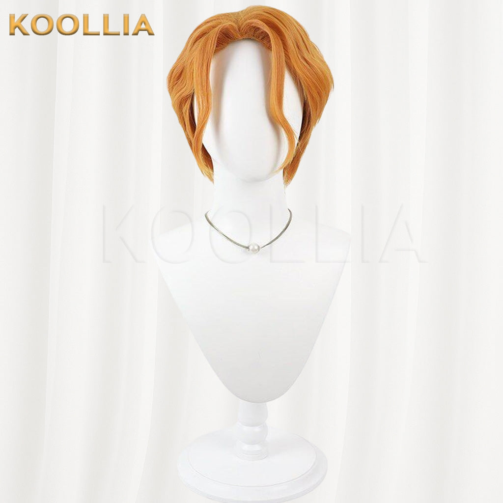 Twisted Wonderland Cater Diamond Orange Yellow Basic Wig