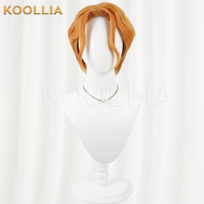 Twisted Wonderland Cater Diamond Orange Yellow Basic Wig