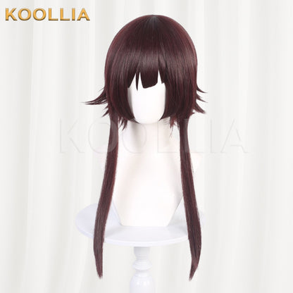 KonoSuba Megumin Dark Reddish Brown Basic Wig