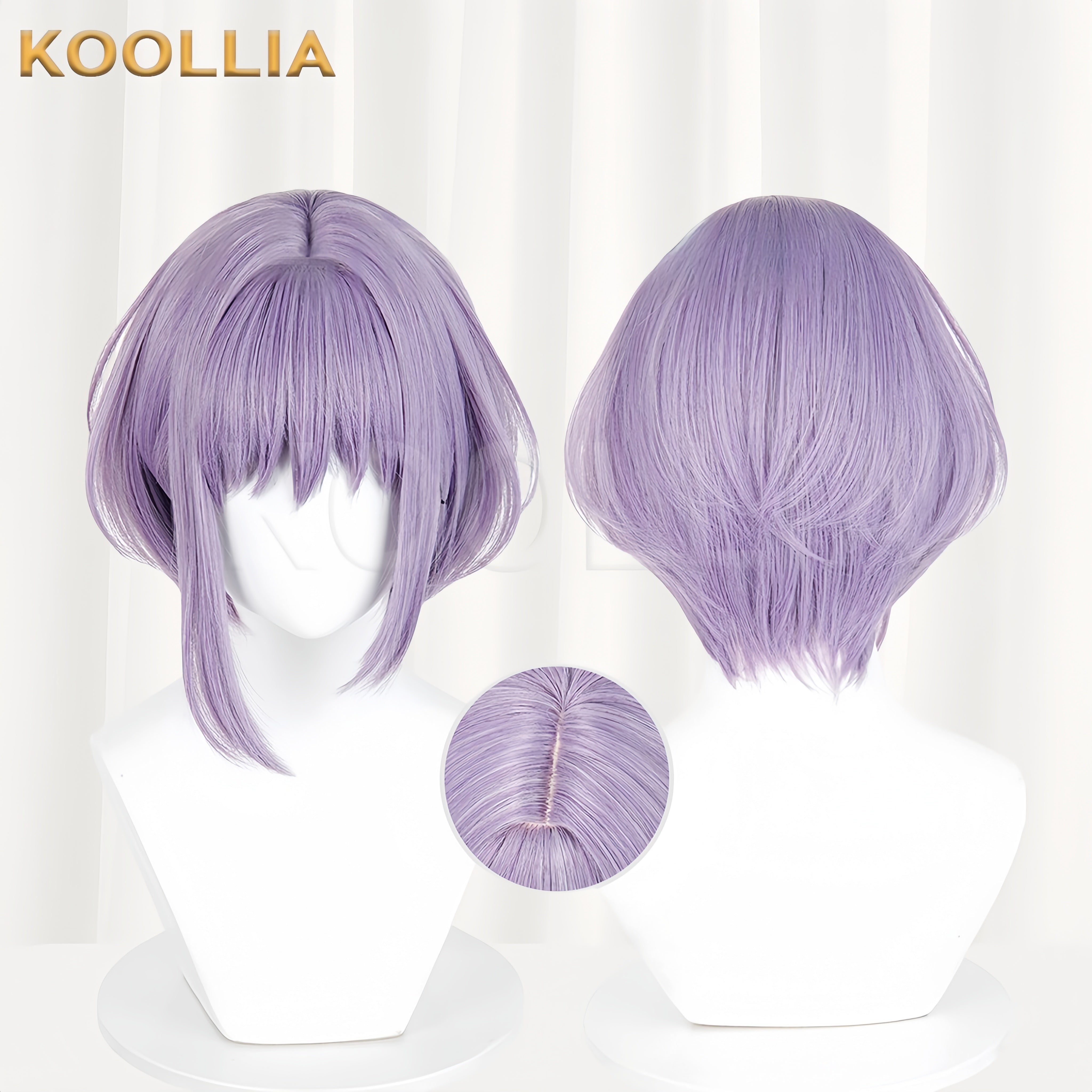 BanG Dream! Ave Mujica Nyamu Yūtenji Short Purple Hair Basic Wig