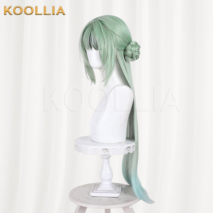 Arknights Sui Thirteen Green Gradient Basic Wig