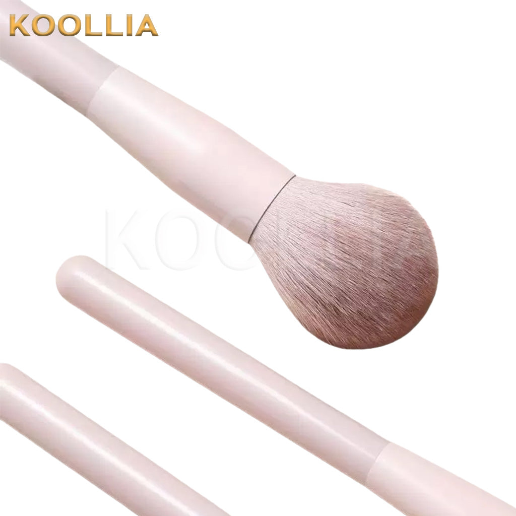 13Pcs Full Pink Makeup Brush Set