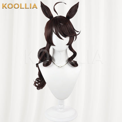 Uma Musume Pretty Derby Daring Tact Dark Brown Basic Wig