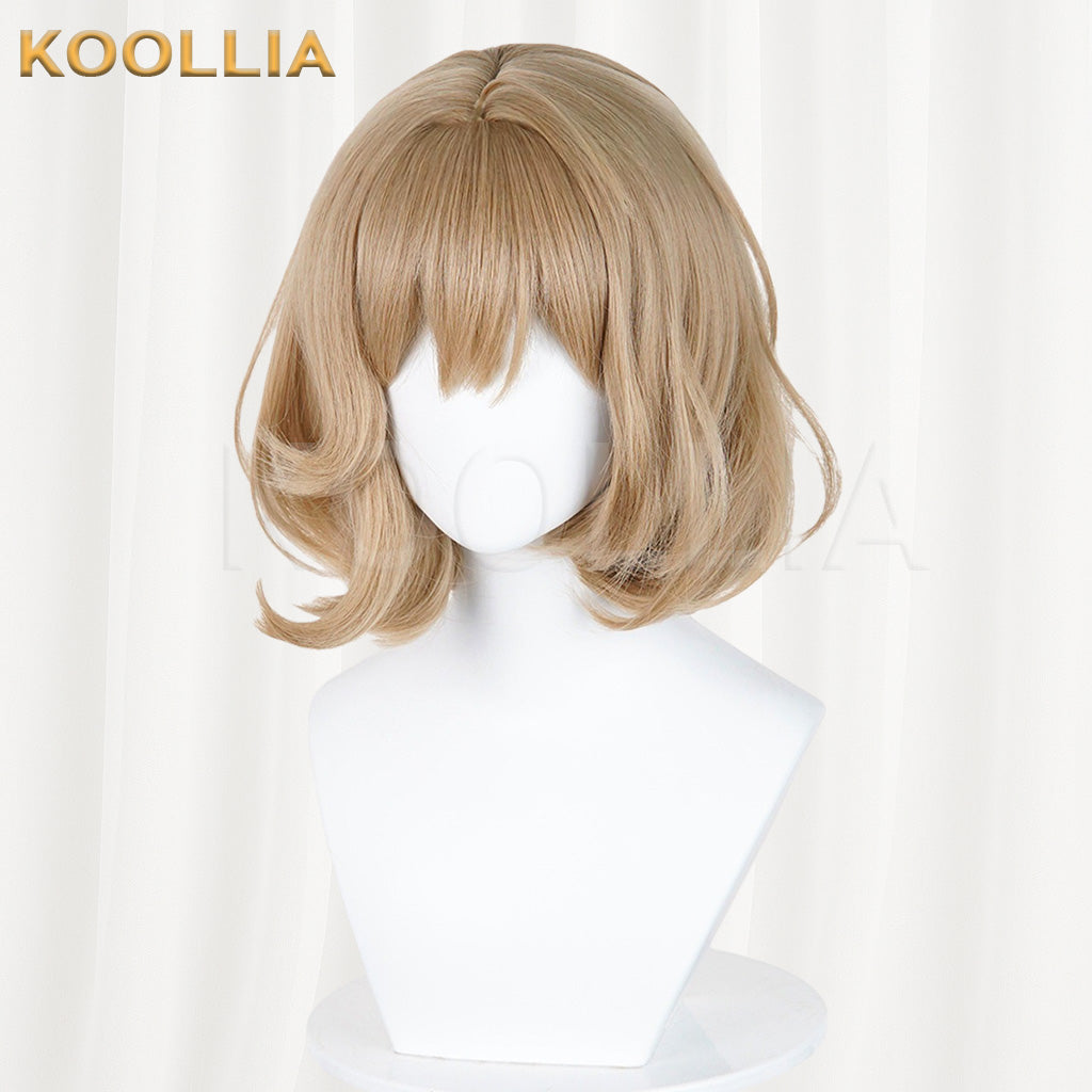 NIKKE Anis Light Brown Linen Basic Wig