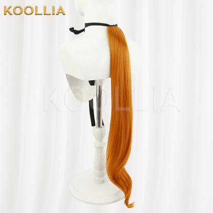 Pretty Derby Orfevre White‑Orange Gradient Basic Wig
