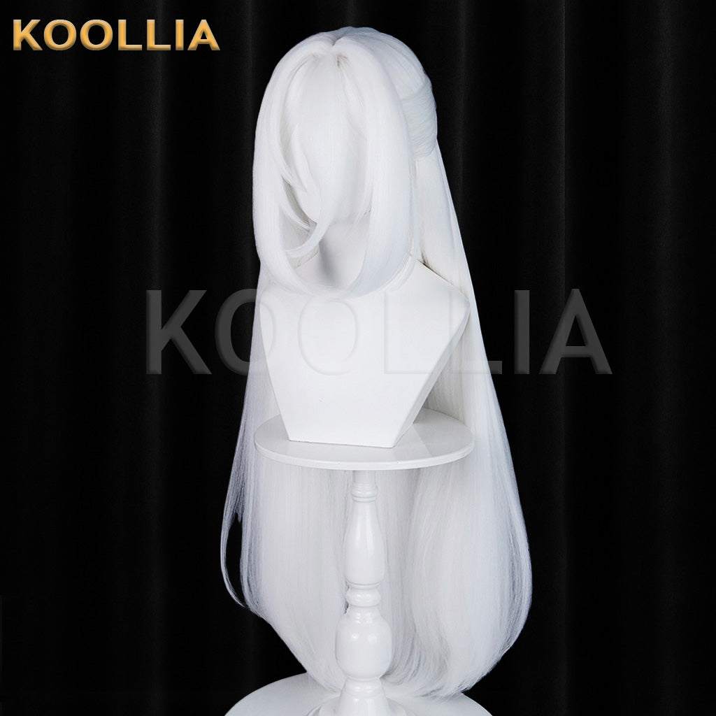 Blue Archive Key Pure White Basic Wig