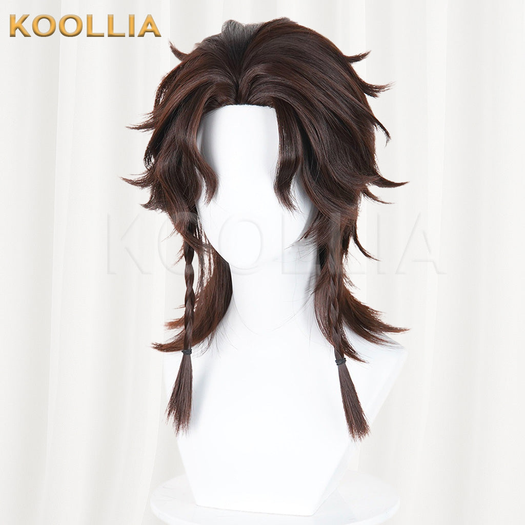 Identity V Hernando Romero Dark Brown Basic Wig