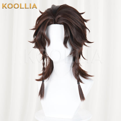 Identity V Hernando Romero Dark Brown Basic Wig