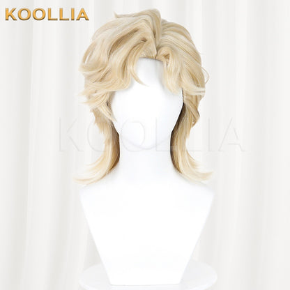 Identity V Knight Light Blonde Basic Wig